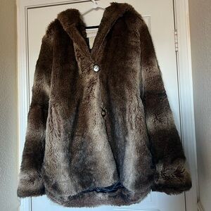 Hugo Buscati Plush Brown Teddy Jacket